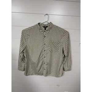 Alaskan Hardgear shirt men's size 3xl plaid button long sleeve vented gorpcore